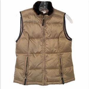 Charter Club Puffer Vest w/ Faux Fur Trim
